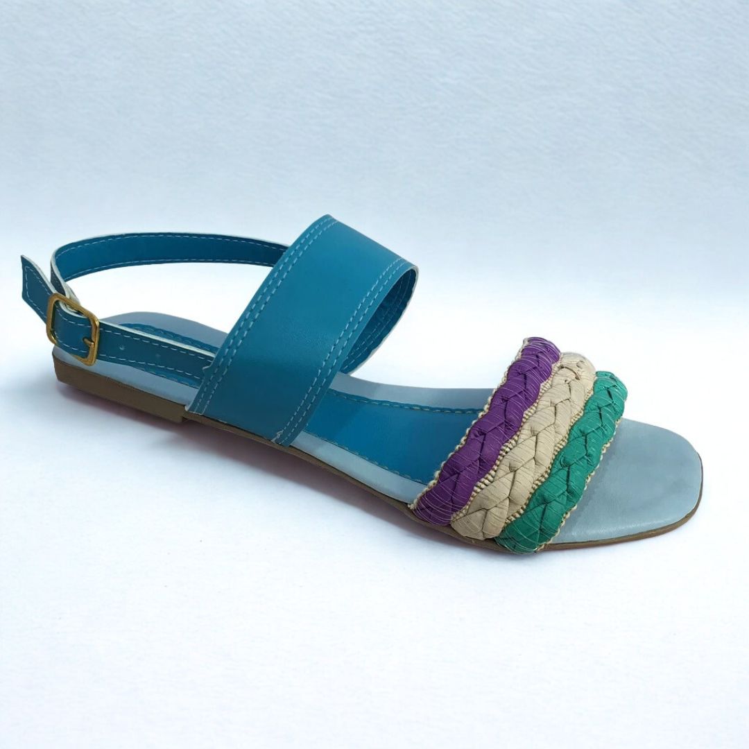 Sandália Rasteira Extra Conforto Feminina Moda Pé 004