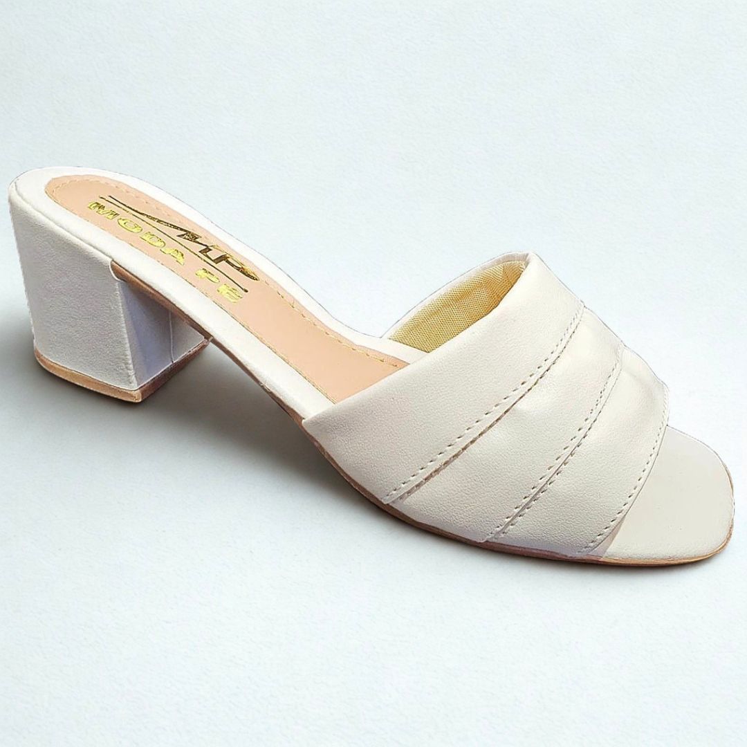 Sandália Salto Alto 05 cm Extra Conforto 03 Moda Pé